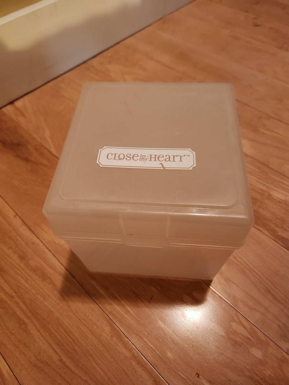 Cream Storage Box - Stackable Craft Organizer
